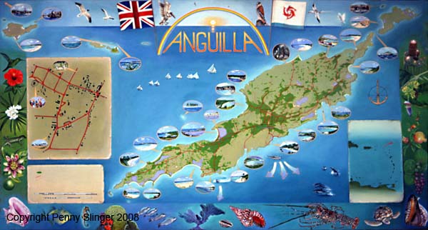 Map of Anguilla